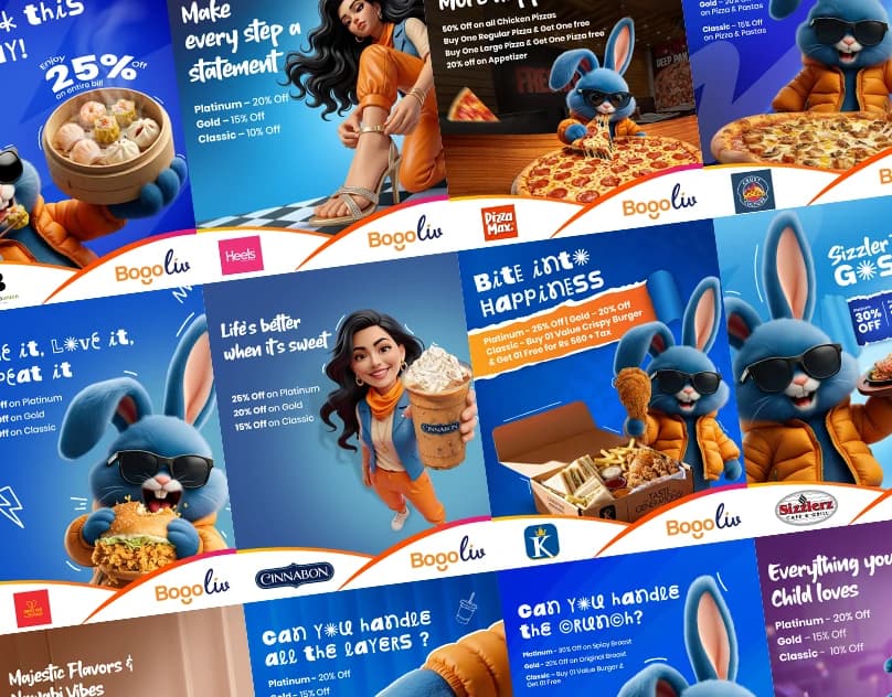 Bogo Liv social posts